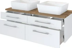 Held Armoires De Salle De Bains<Meuble sous vasque 120 avec vasque à poser DAVOS