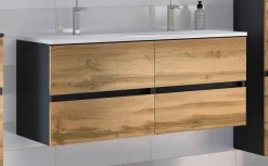 Held Armoires De Salle De Bains<Meuble sous vasque avec double vasque LUCCA