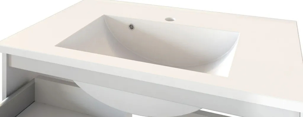Held Armoires De Salle De Bains<Meuble sous vasque avec lavabo 80 cm AREZZO