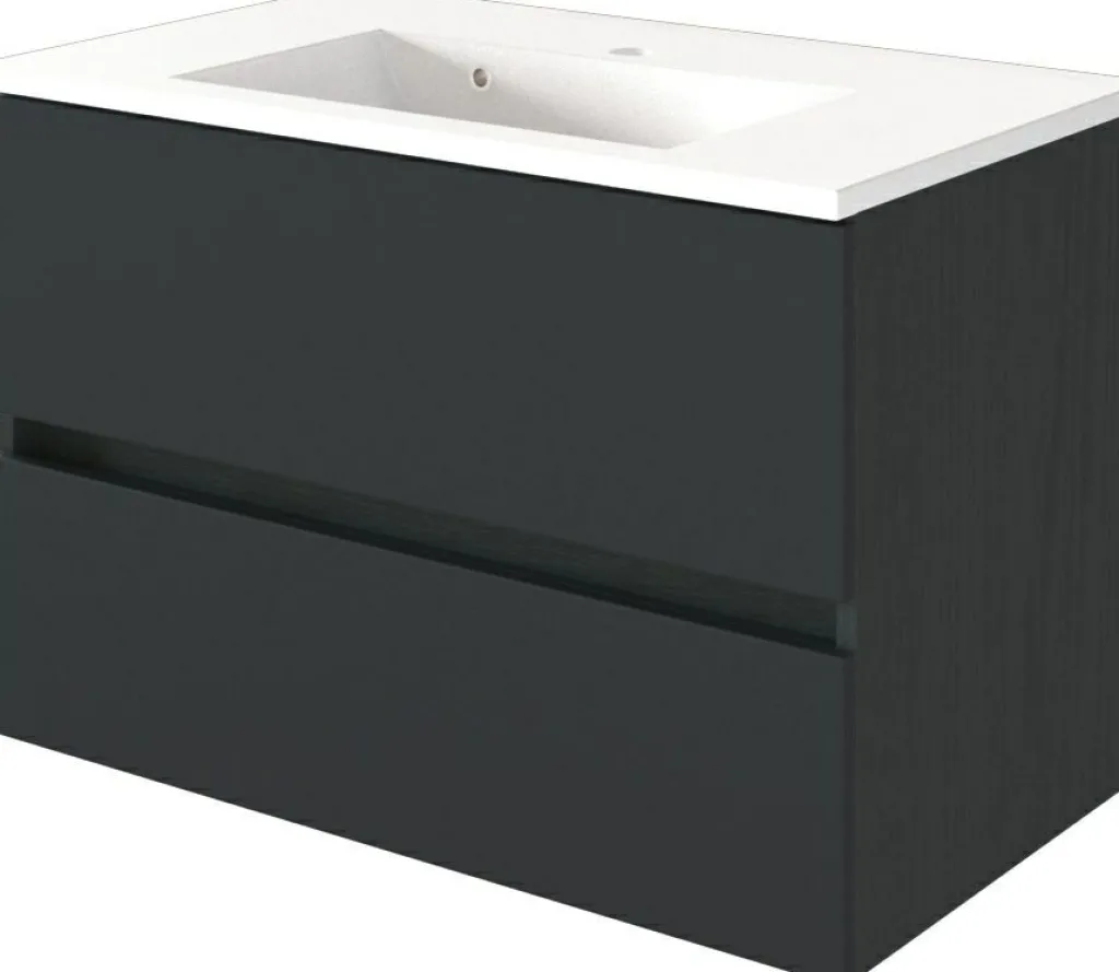 Held Armoires De Salle De Bains<Meuble sous vasque avec plan vasque 80 BAABE
