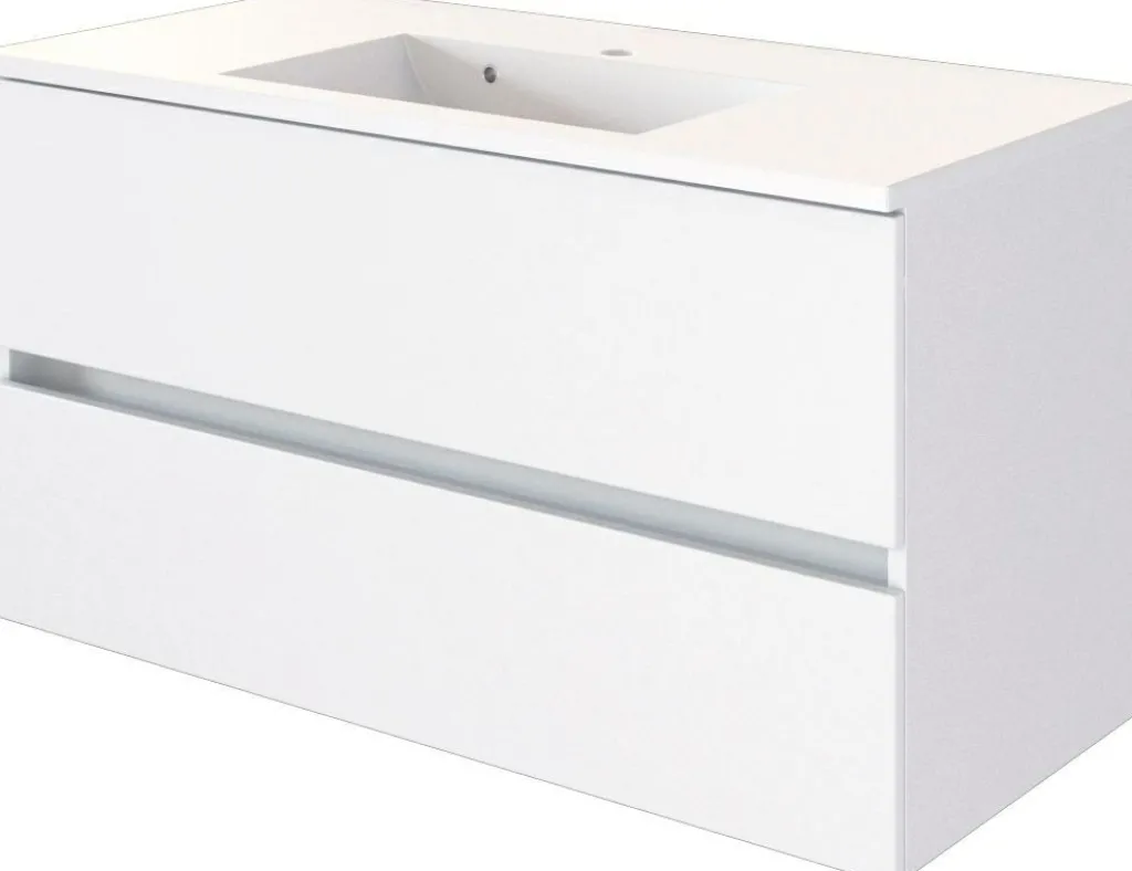 Held Armoires De Salle De Bains<Meuble sous vasque avec plan vasque 100 BAABE