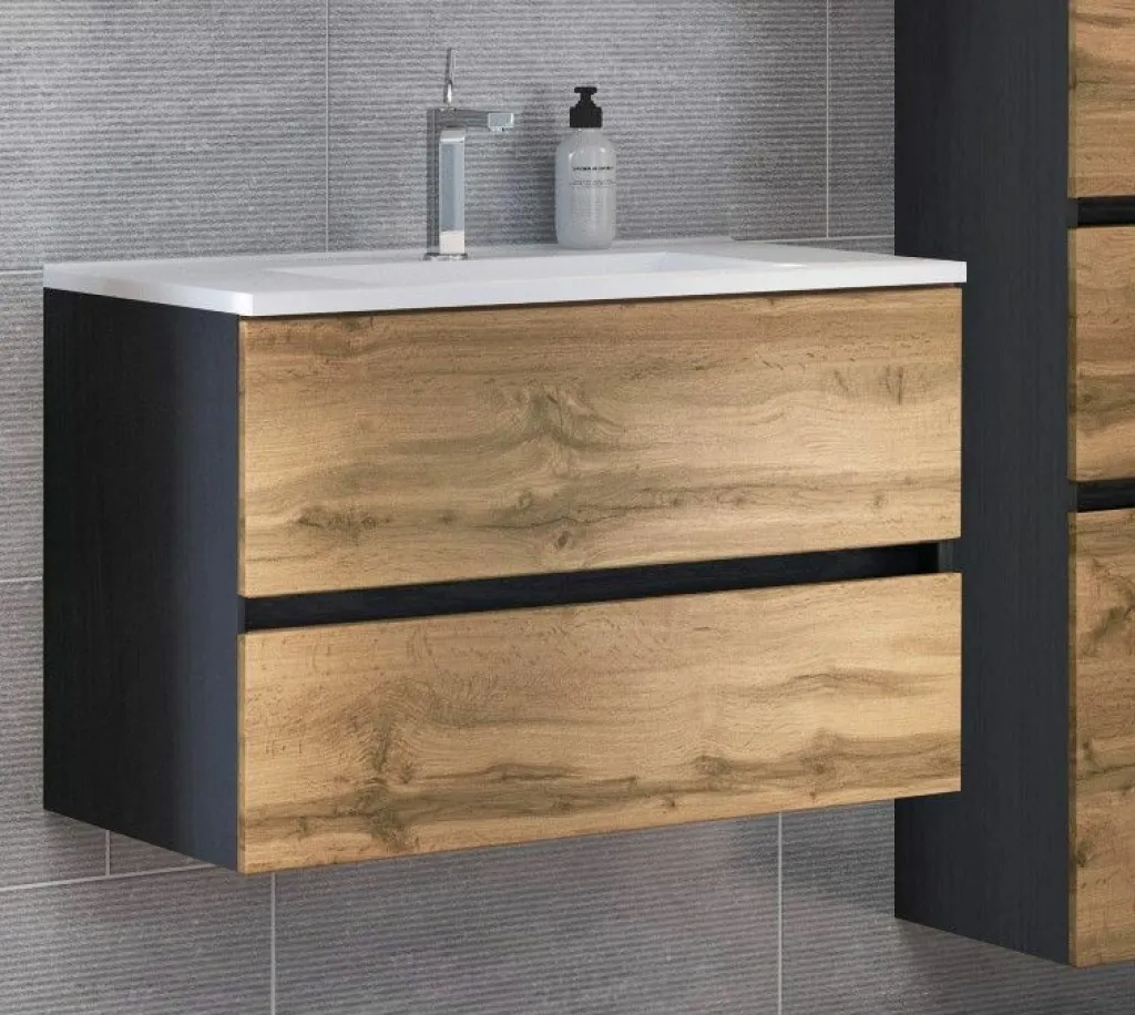 Held Armoires De Salle De Bains<Meuble sous vasque avec vasque LUCCA