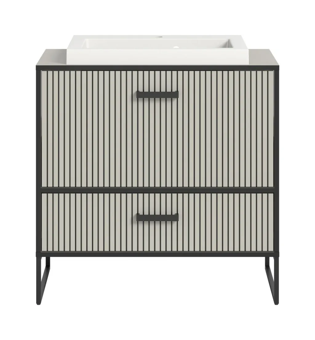 Xonox Armoires De Salle De Bains<Meuble sous vasque avec vasque BAGNO
