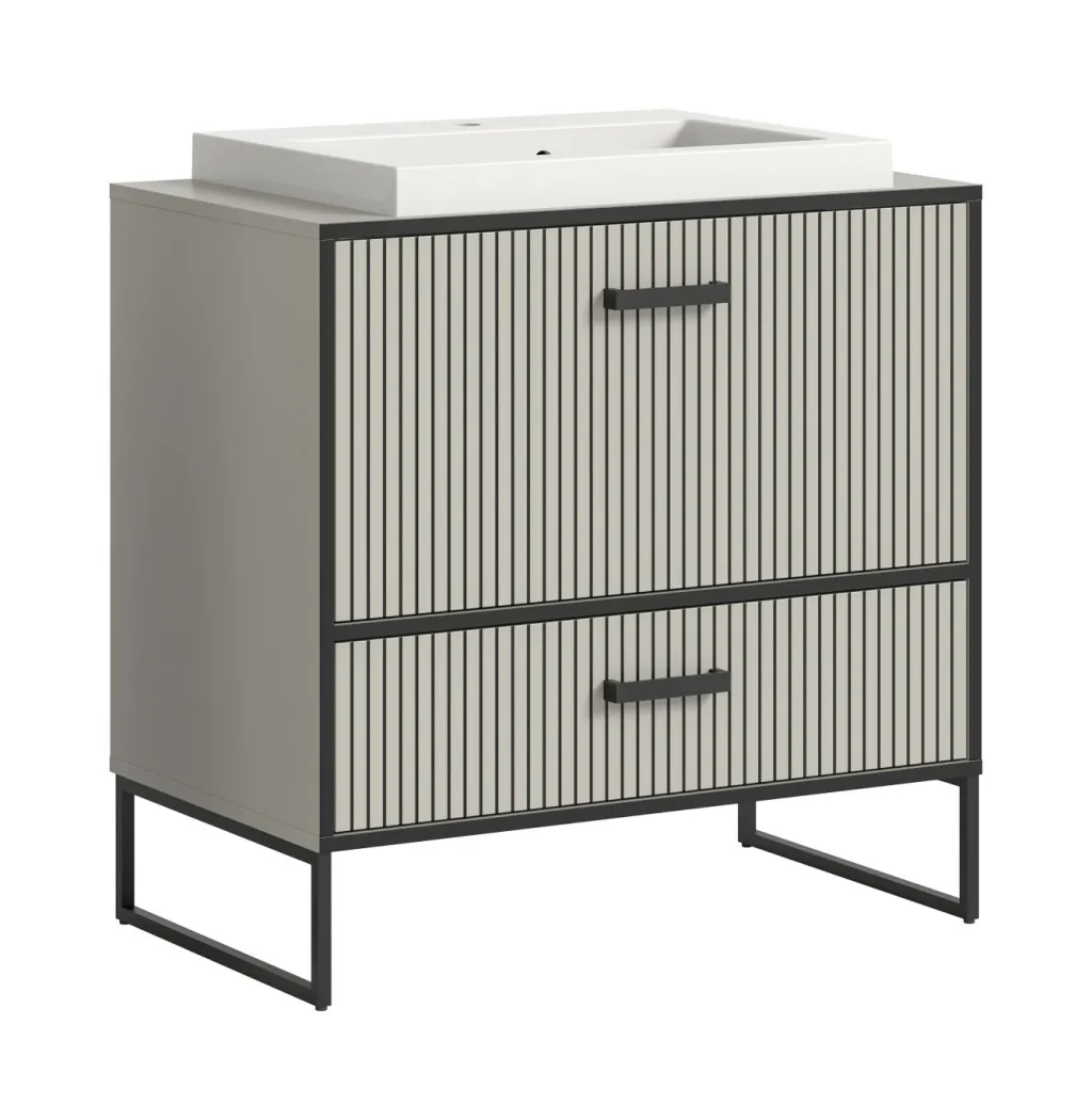 Xonox Armoires De Salle De Bains<Meuble sous vasque avec vasque BAGNO