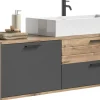 Meuble sous vasque avec vasque AGARO