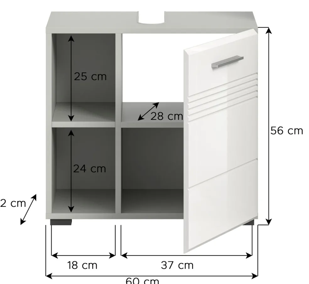 Meuble sous vasque DILLA