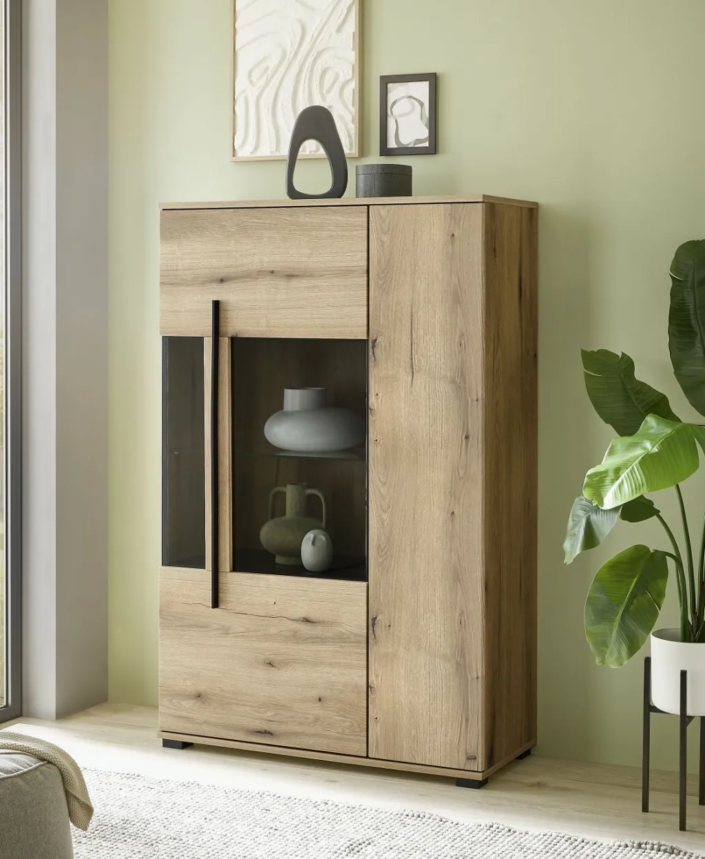 IMV Commodes Combinées<Meuble vitrine combiné CANTARA