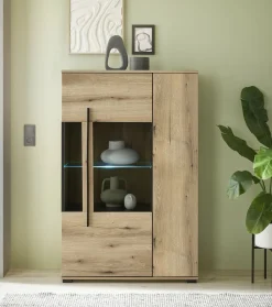 IMV Commodes Combinées<Meuble vitrine combiné CANTARA