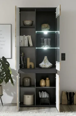 HBZ Vitrines Sur Pied<Meuble vitrine CORK