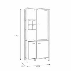 Forte Vitrines Sur Pied<Meuble vitrine HIGH ROCK