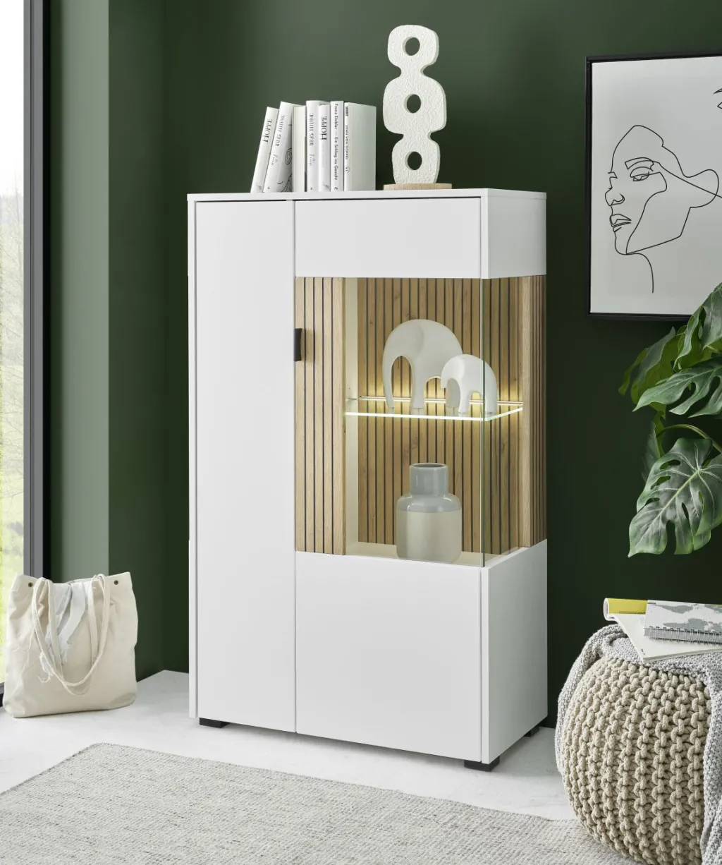 IMV Vitrines Sur Pied<Meuble vitrine HUDSON