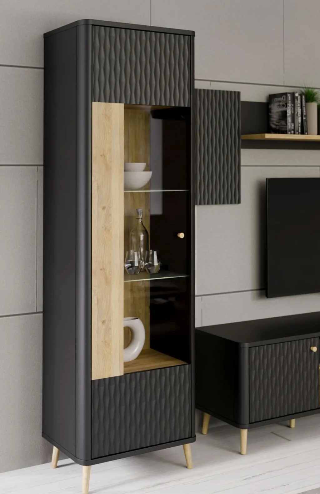 Forte Vitrines Sur Pied<Meuble vitrine KOHILA