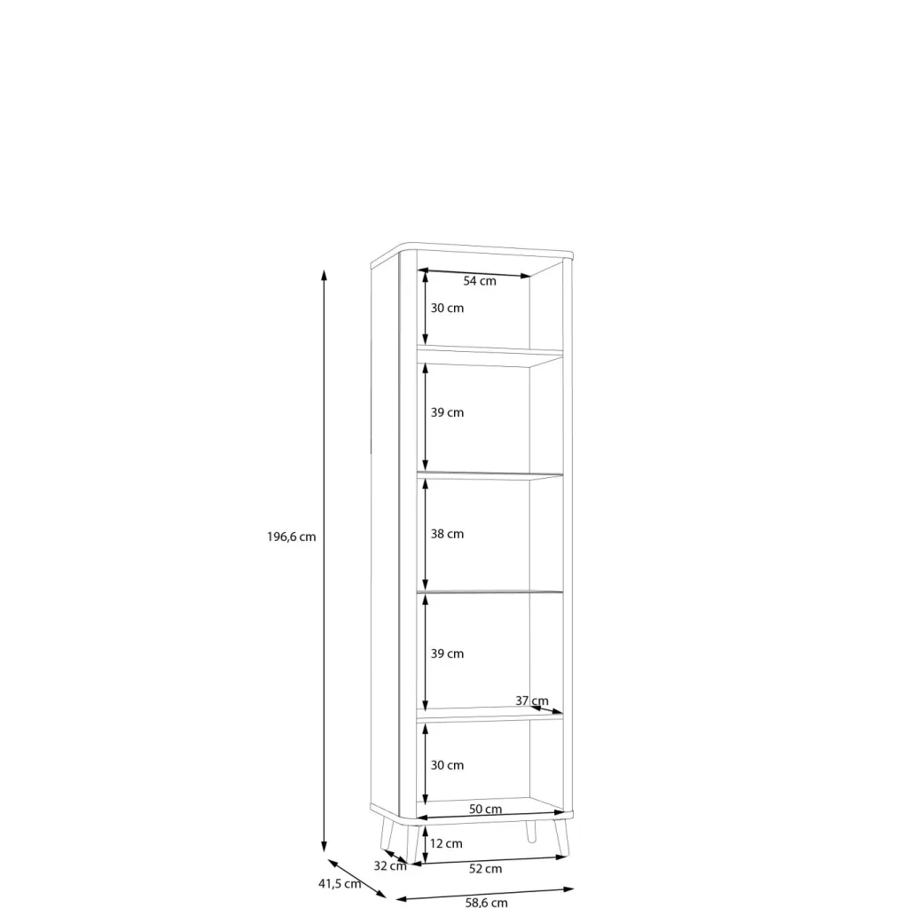 Forte Vitrines Sur Pied<Meuble vitrine KOHILA