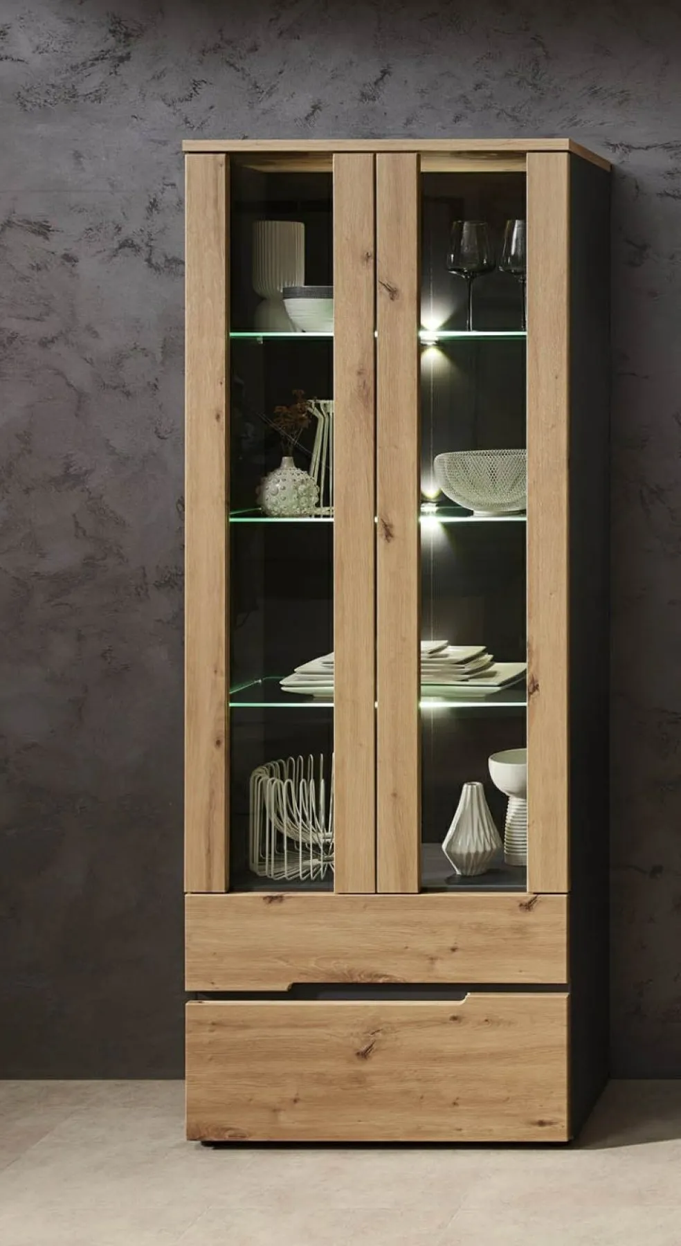 Meuble vitrine MEMPHIS S