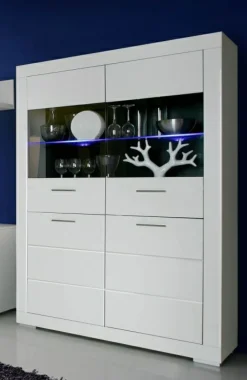 Forte Vitrines Sur Pied<Meuble vitrine SNOW