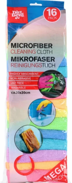 Edco Ustensiles De Vaisselle<Mikrofasertücher 16tlg DIRT DEVIL