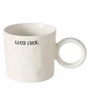 Mug avec anse et inscription GOOD LUCK