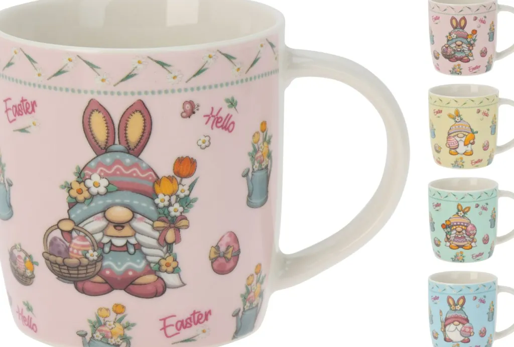 Koopman Verres, Tasses & Carafes|Pâques<Mug lutin de Pâques EASTER