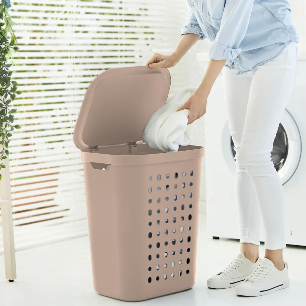 Rotho Accessoires Sdb|Paniers À Linge<Panier à linge 55 litres JONA