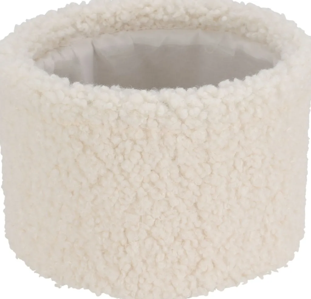 Koopman Corbeilles<Panier aspect peluche taille moyenne EH