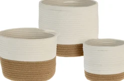 Koopman Corbeilles<Panier en coton de taille moyenne ANTONIA