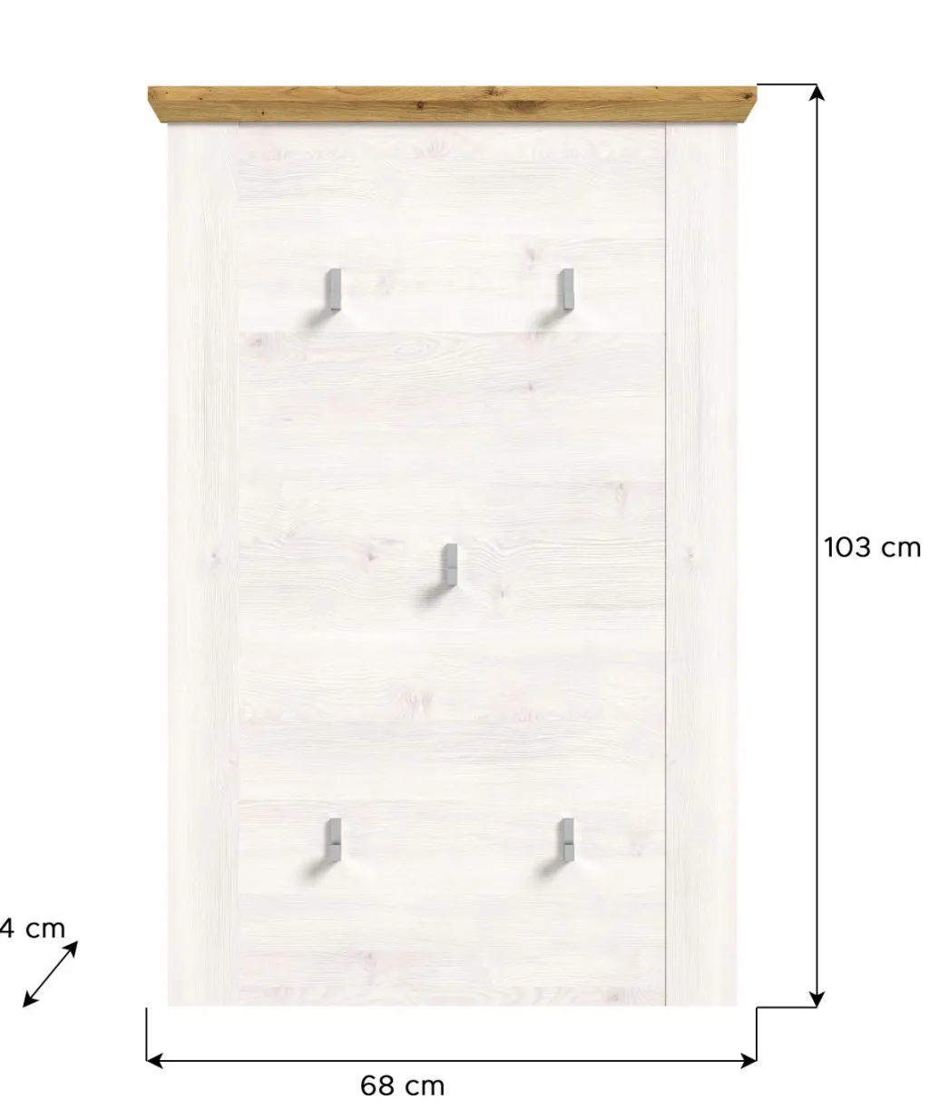 Xonox Panneaux Portemanteaux<Panneau mural portemanteau ADIGRAT