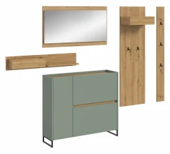 Xonox Vestiaires D'Entrée Complets<Panneau portemanteau 5 éléments DRIVE