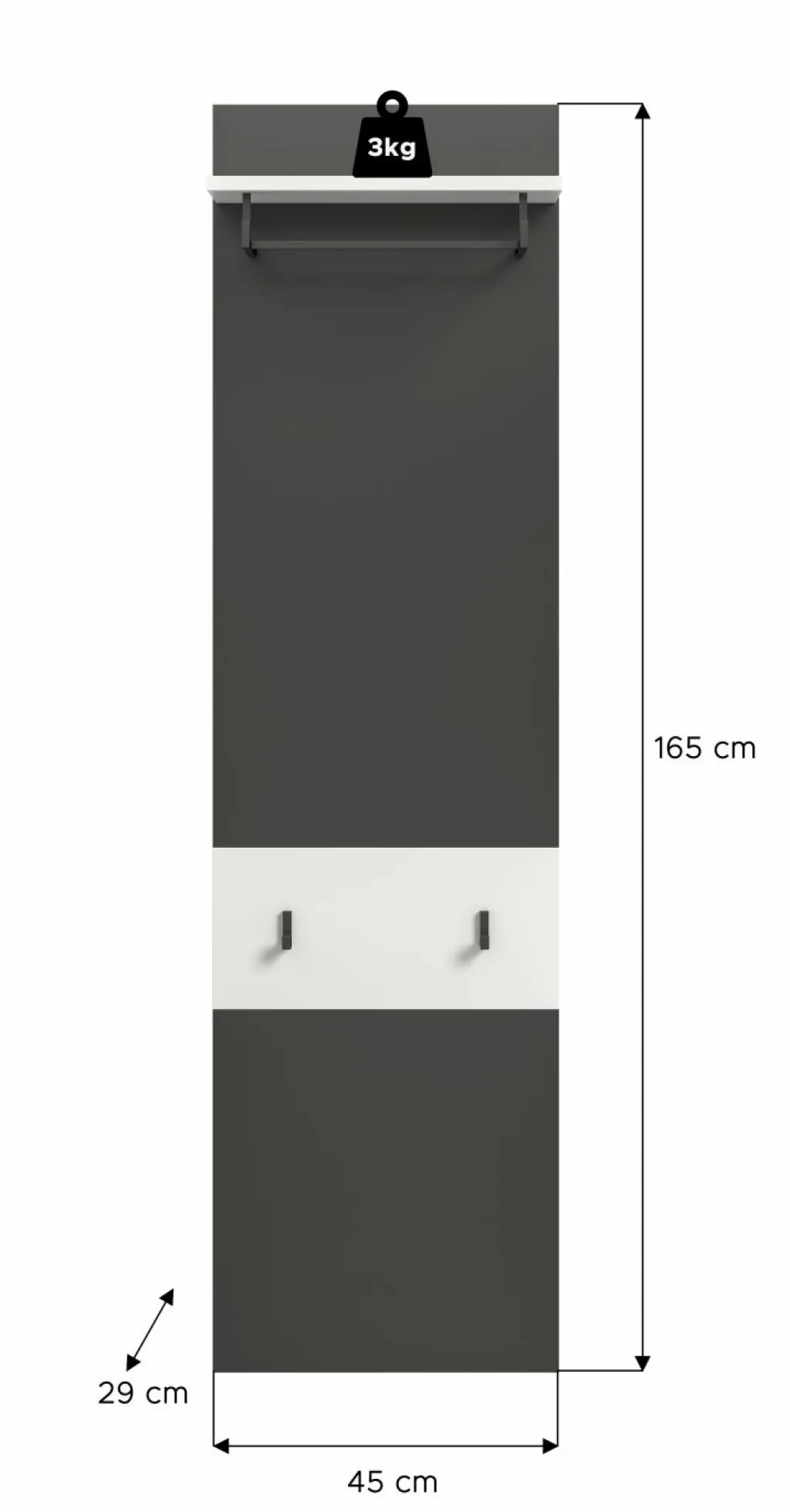 Xonox Panneaux Portemanteaux<Panneau portemanteau GOBA