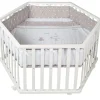 Roba Baumann Lits Bébés<Parc pour bébé hexagonal ton blanc