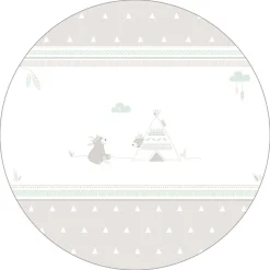 Roba Baumann Lits Bébés<Parc pour bébé hexagonal ton blanc