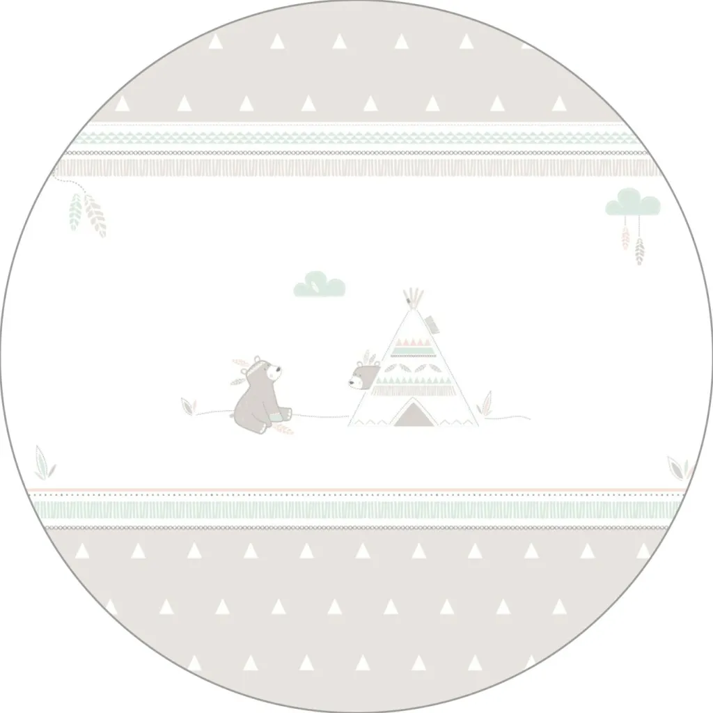 Roba Baumann Lits Bébés<Parc pour bébé hexagonal ton blanc