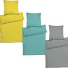 Itav Literie<Parure de lit en satin uni 135x200cm Nickita