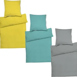 Itav Literie<Parure de lit en satin uni 135x200cm Nickita