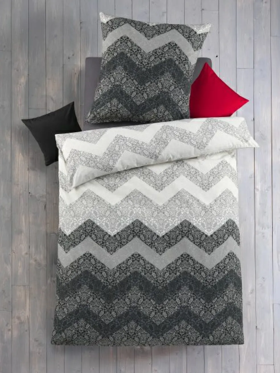 Parure de lit haut de gamme en coton renforcé NELIO