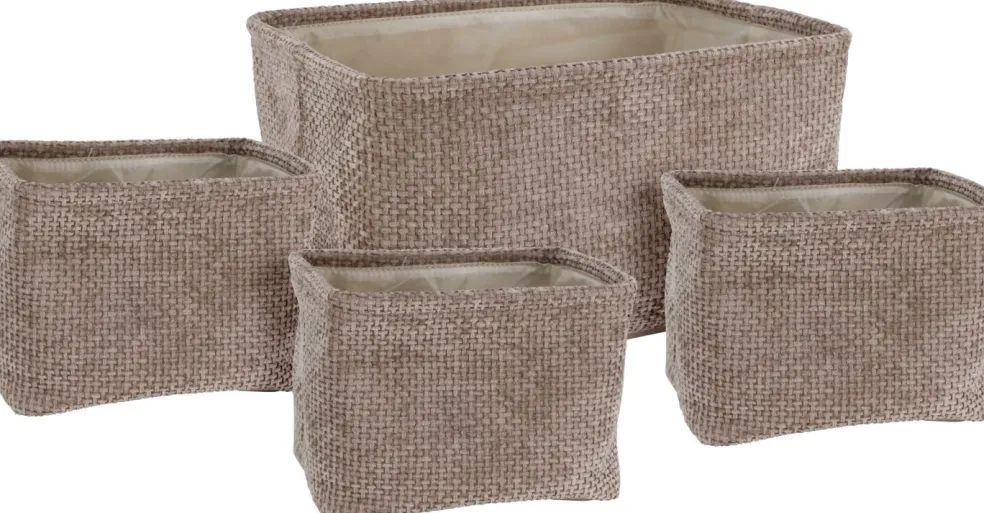 Petit panier aspect peluche EH