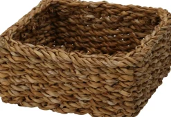 Petit panier carré en jonc de mer EH