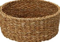 Petit panier rond en jonc de mer EH