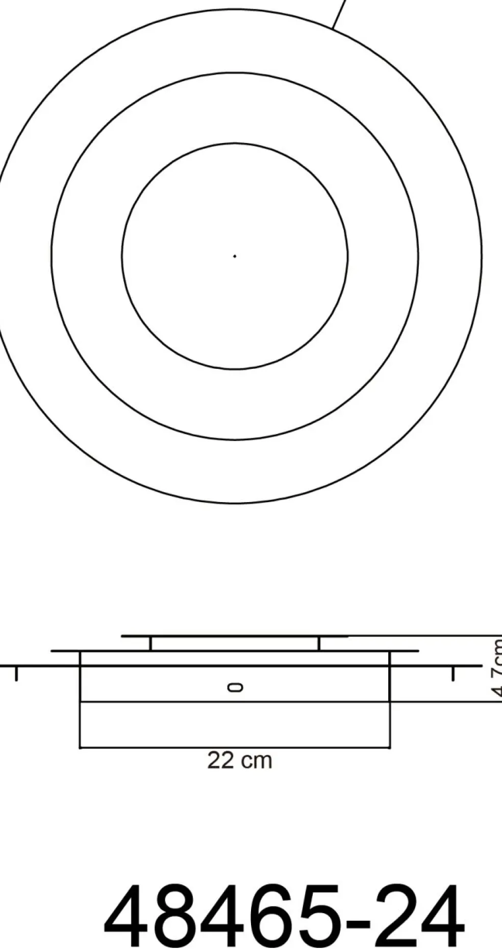 Plafonnier LED HEDA