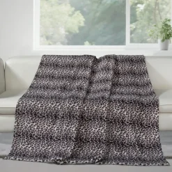 Plaid aspect léopard SCHNEE LEO