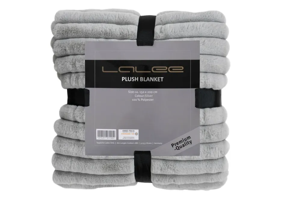 Plaid aspect velours côtelé PLUSH BLANKET