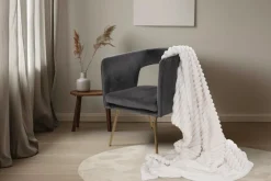 Lalee Couvertures<Plaid aspect velours côtelé PLUSH BLANKET