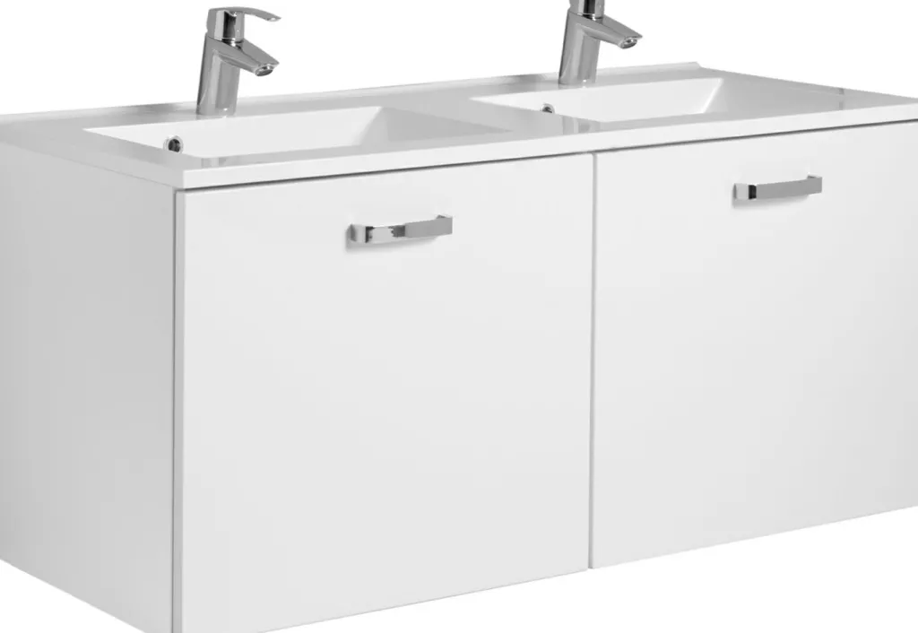 Held Armoires De Salle De Bains<Plan double vasque en fonte minérale 560