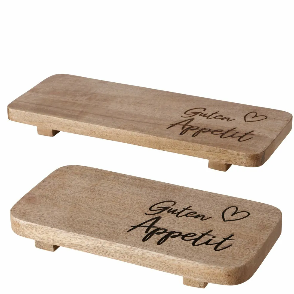 Planchette de service avec inscription grand modèle HUNGER