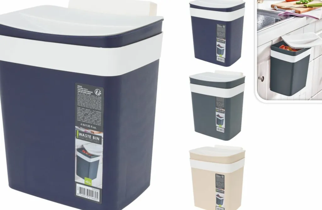 Koopman Poubelles<Poubelle de porte 4 litres BERND