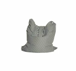 CASAS Poufs Géants<Pouf FASHION BULL BLACK & WHITE