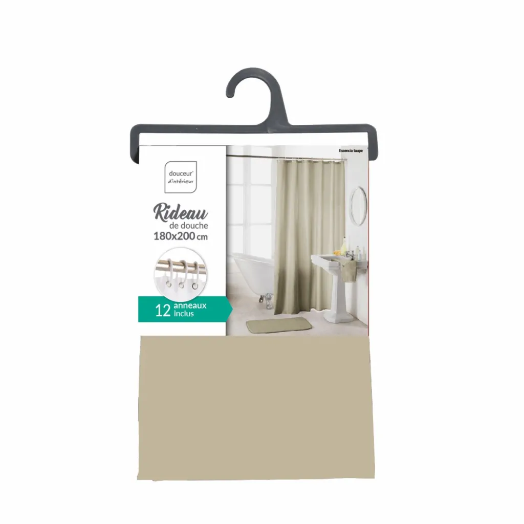 U10 Rideaux<Rideau de douche à œillets ESSENCIA