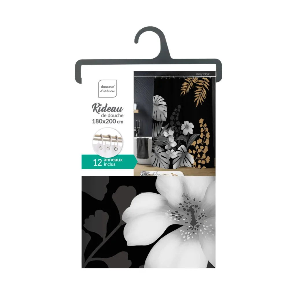 U10 Rideaux<Rideau de douche à œillets KELLY