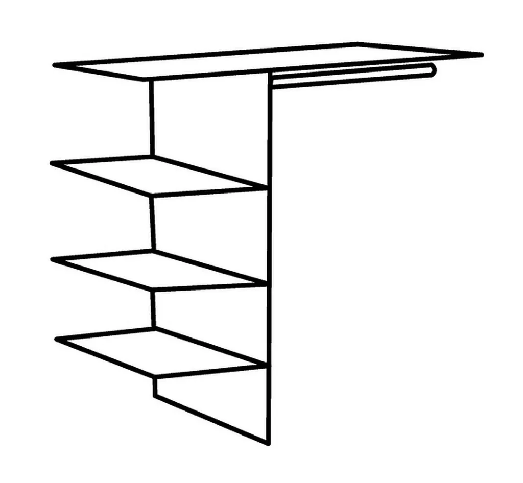 Wimex Accessoires<Répartition intérieure armoire lingère/penderie 764