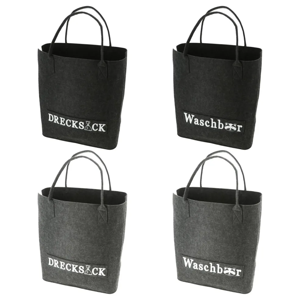 Sac en feutre avec inscription FILZ