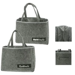 Cepewa Corbeilles<Sac shopper avec inscription FILZ